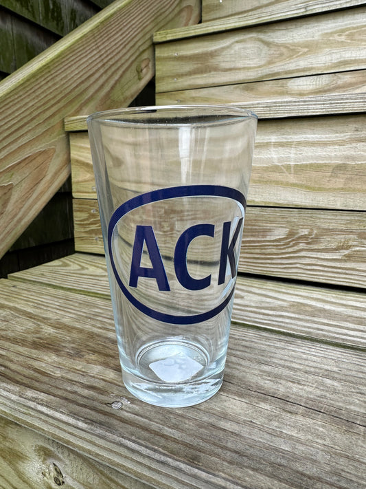 ACK PINT GLASS
