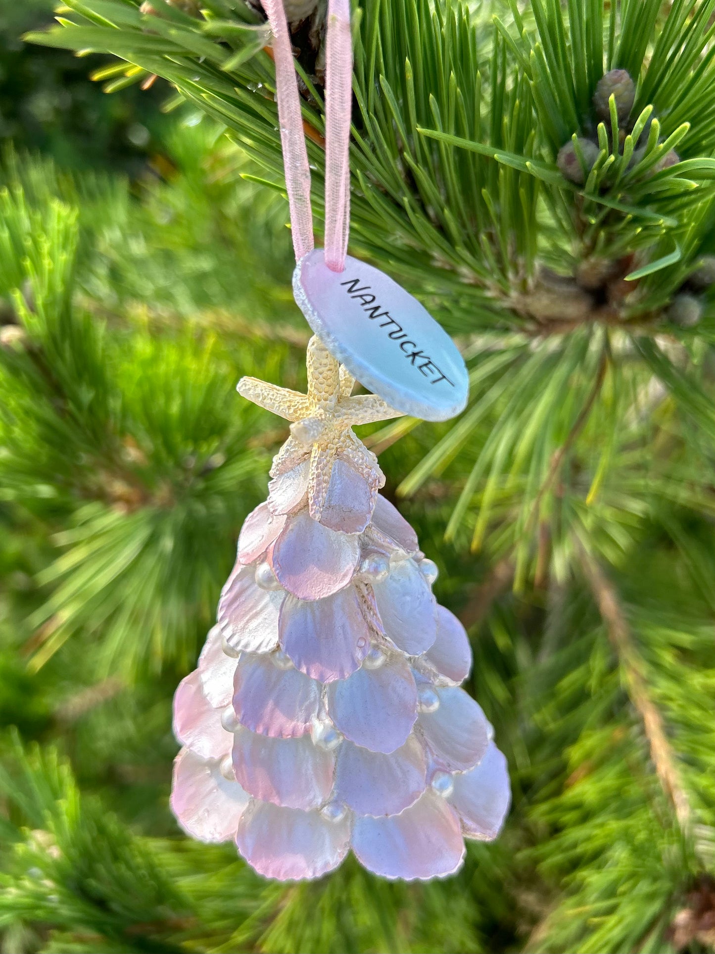 SHELL TREE ORNAMENT