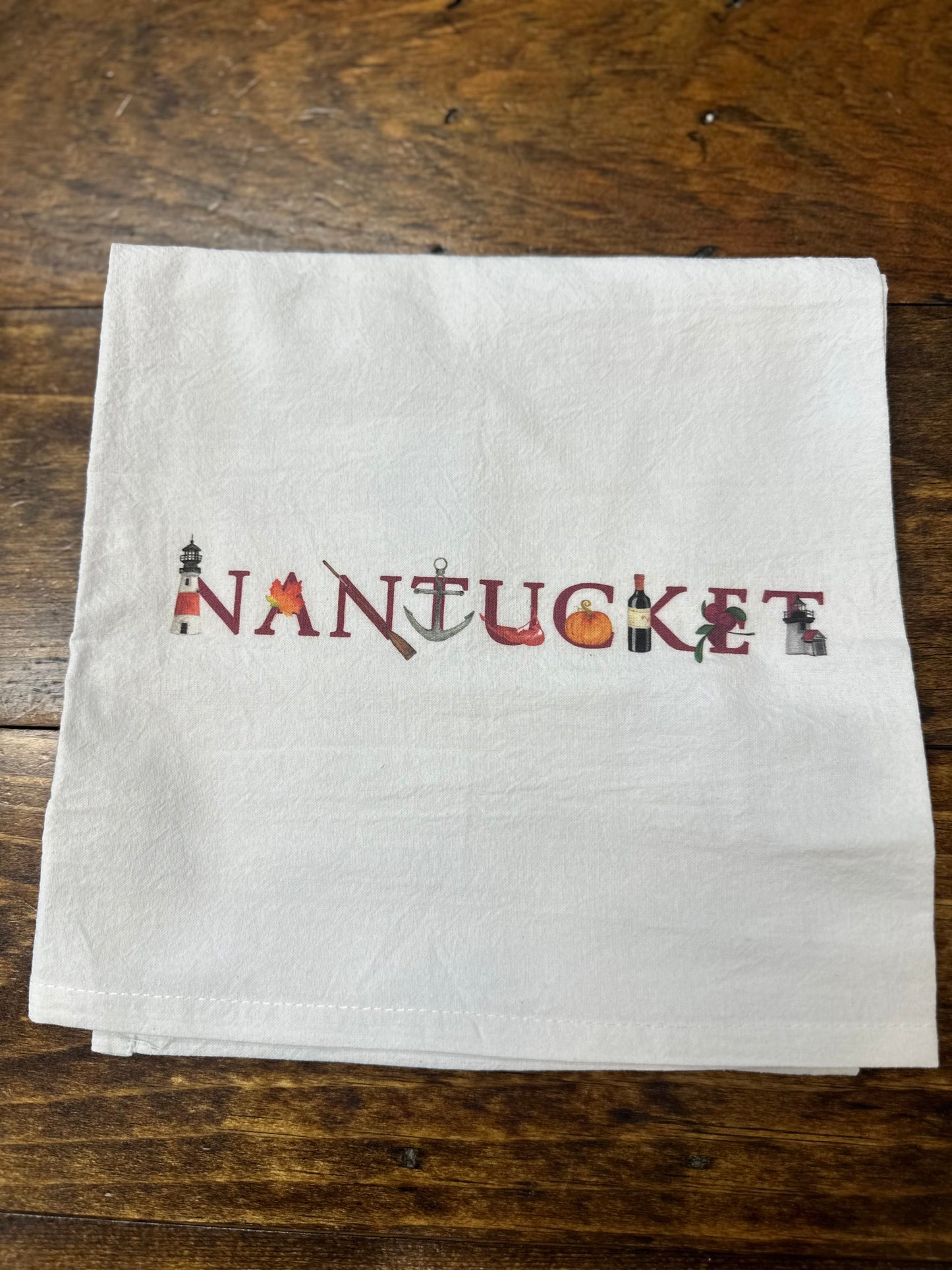 NANTUCKET CUSTOM THANKSGIVING TOWEL