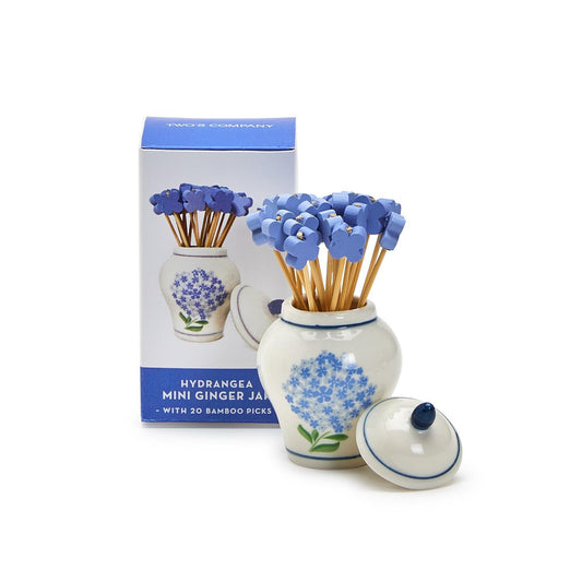 HYDRANGEA JAR WITH PICKS