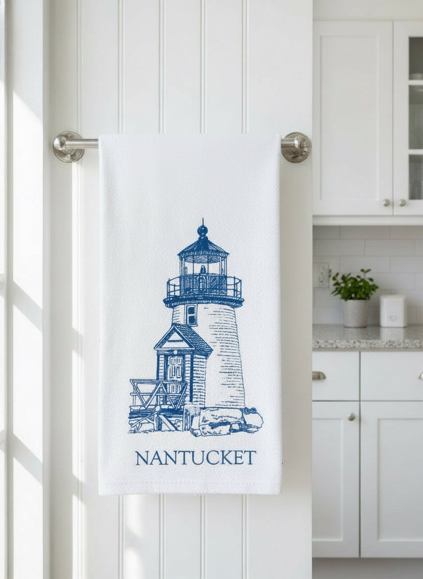 Brant Point Nantucket Tea Towel