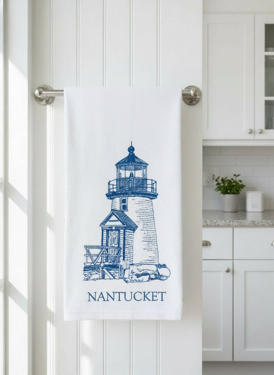 Brant Point Nantucket Tea Towel