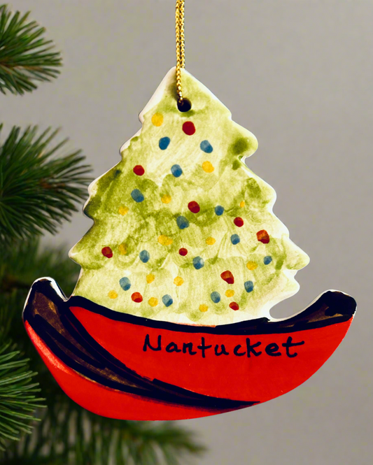 Stroll Dory Boxed Nantucket Ornament
