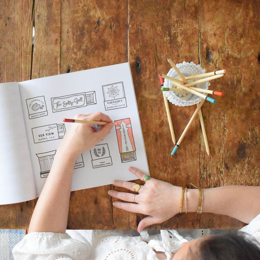 Seaside Coloring Book