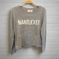 Merino Nantucket knit in crew sweater