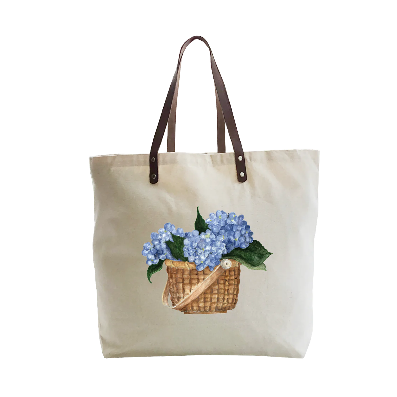 Hydrangea Basket Large Tote