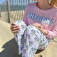 Scallop Periwinkle Hydrangea Pants