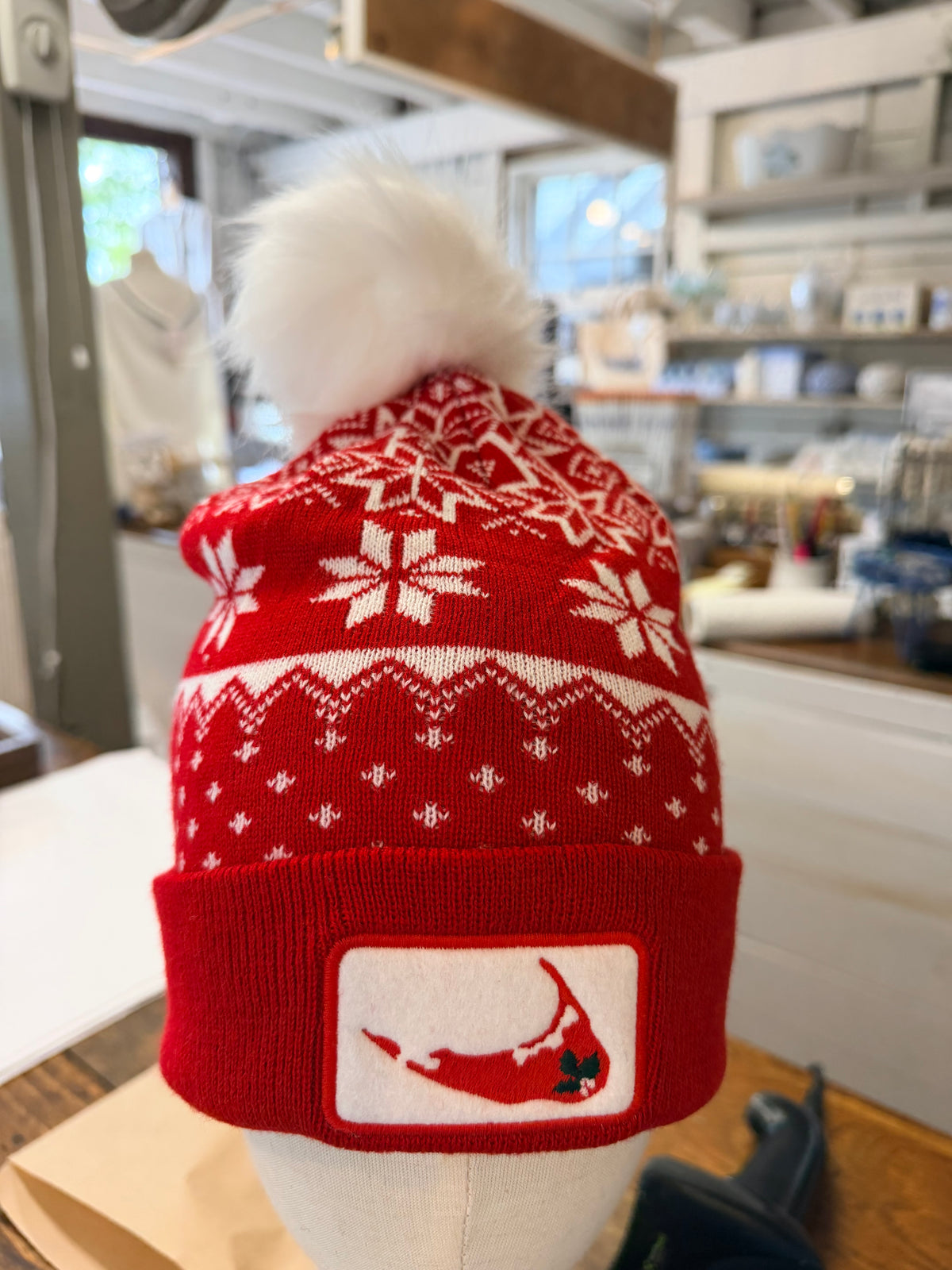 Holiday Nantucket Map Hat