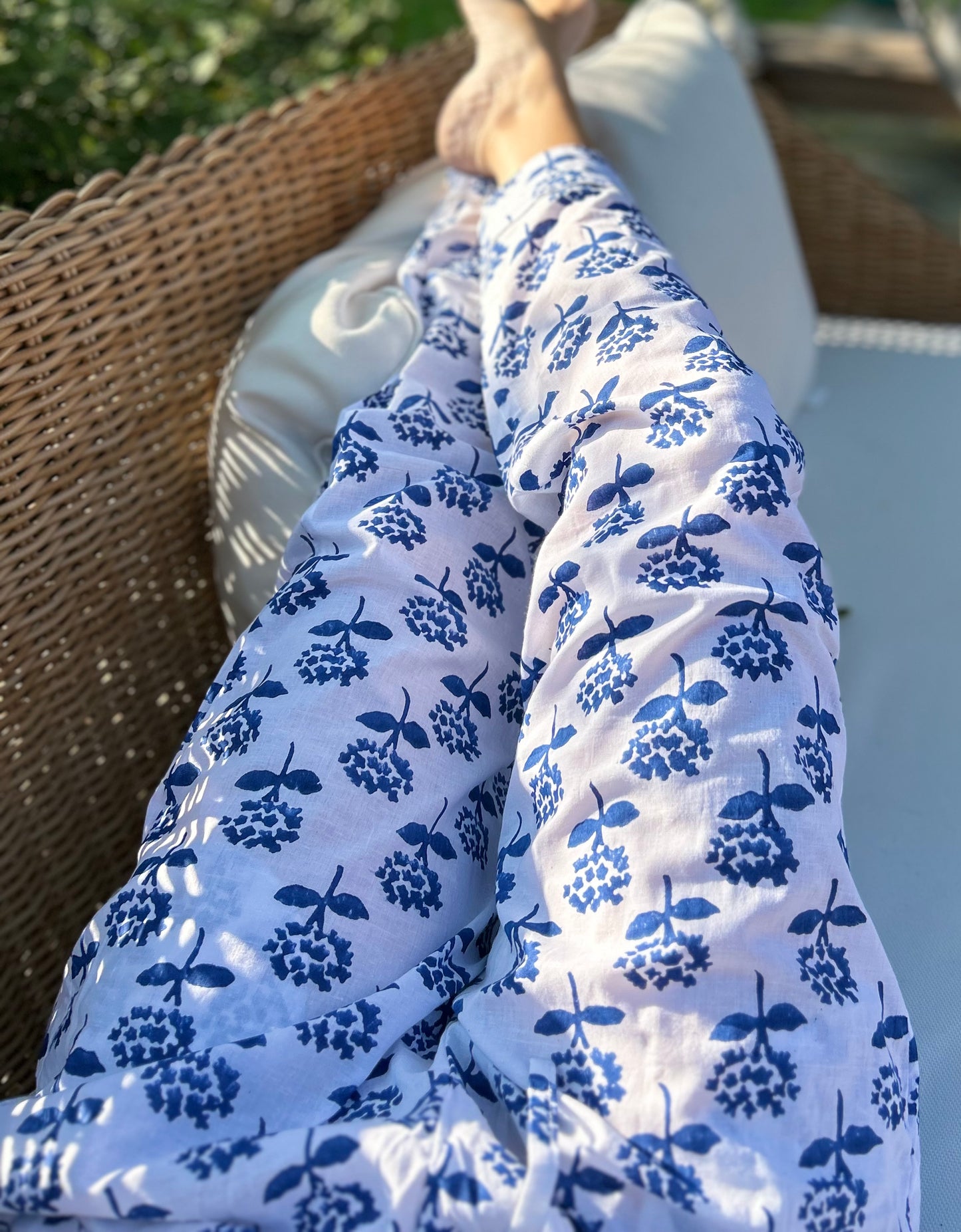 HYDRANGEA PAJAMA PANTS