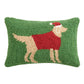 Christmas Golden Retriever Dog Hook Pillow
