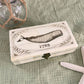 Whale Engraved Scrimshaw Box