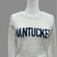 Fuzzy Fitted Crop Nantucket Crew Neck