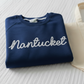 Nantucket Fleece Thread Embroidered Crew