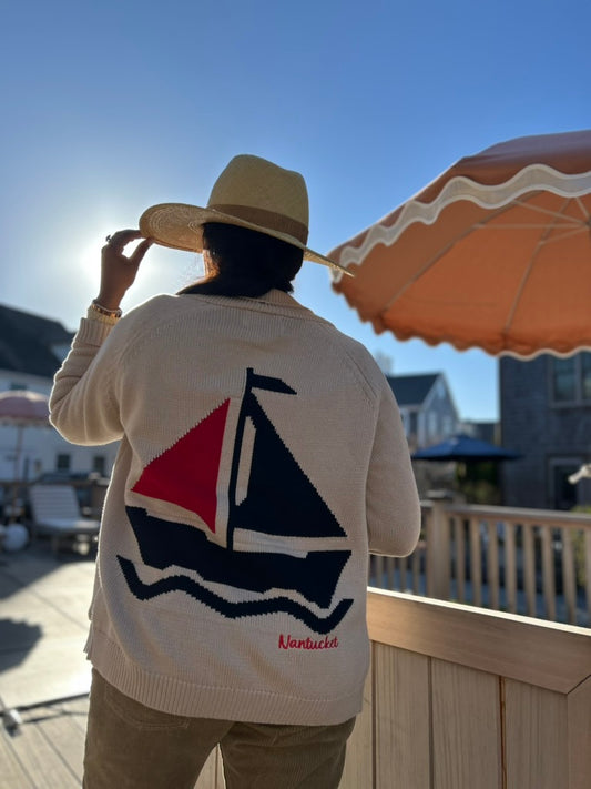 Sailboat Cardigan