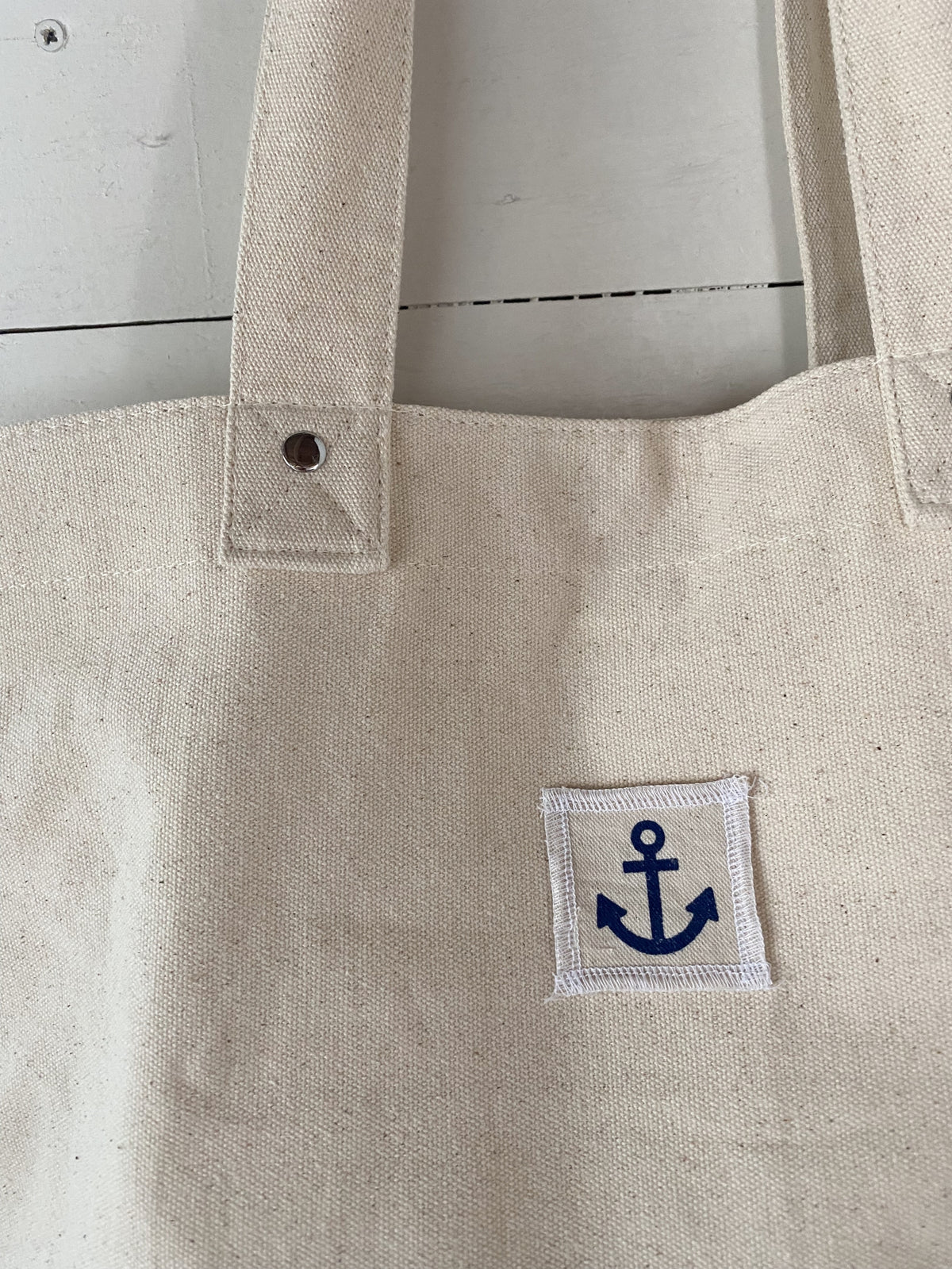 Nautical Anchor Canvas Tote