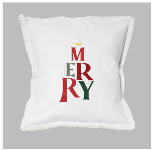 NANTUCKET MERRY SQUARE PILLOW