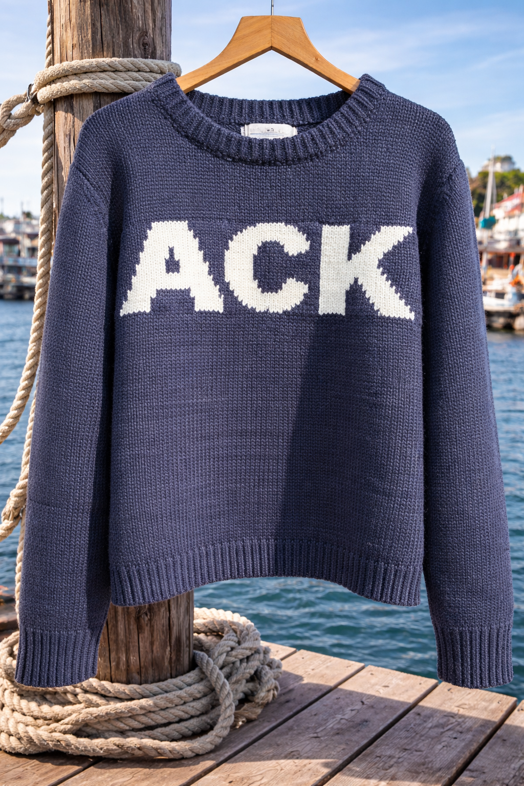 Oversized Wool ACK sweater