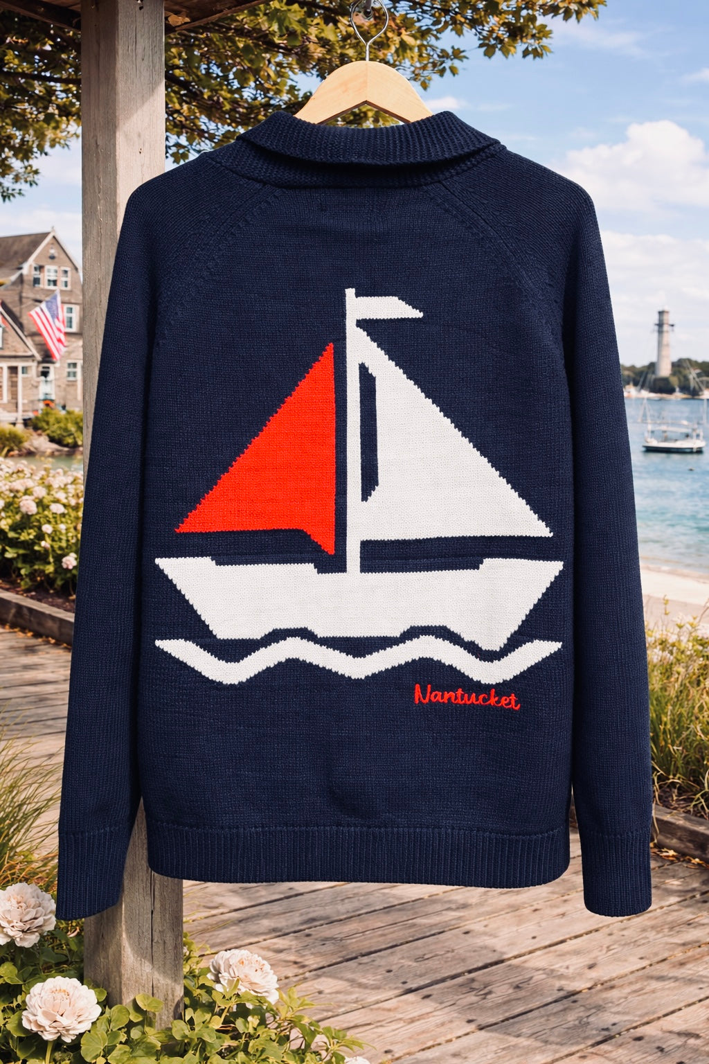 Sailboat Cardigan