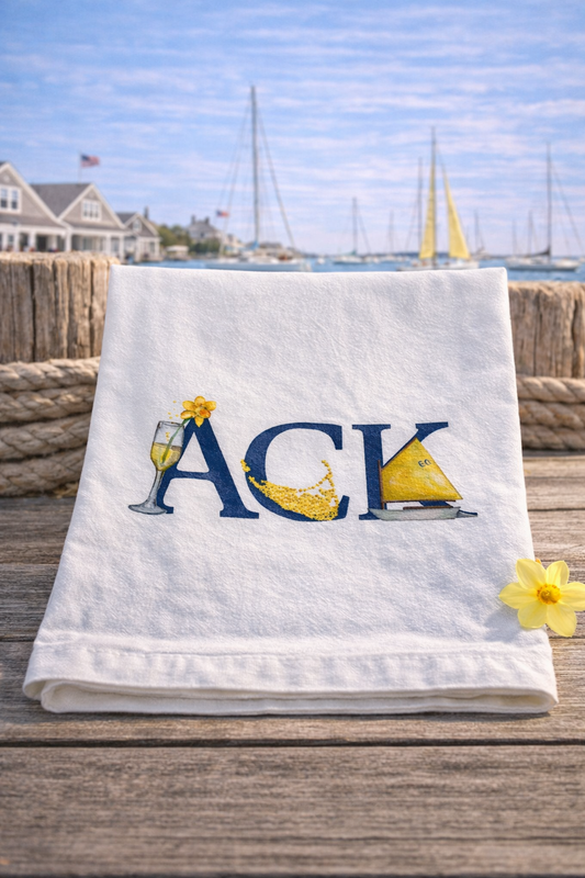 ACK Daffy Tea Towel
