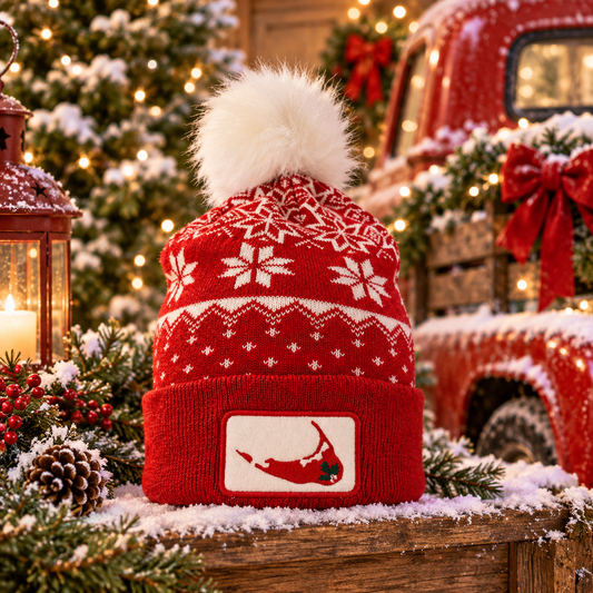 Holiday Nantucket Map Hat