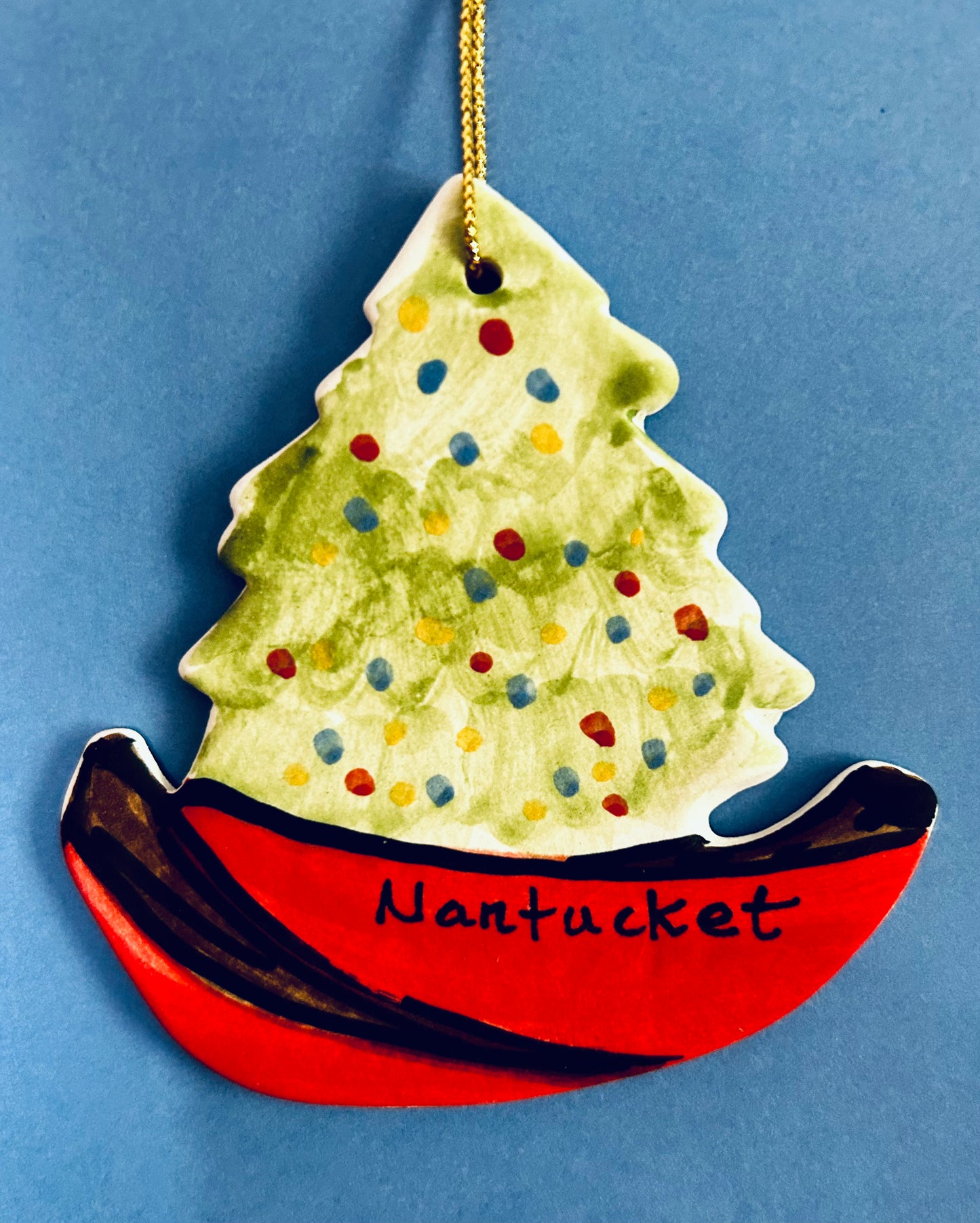 Stroll Dory Boxed Nantucket Ornament