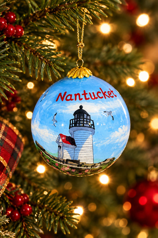 3 Nantucket Lighthouse Ornament