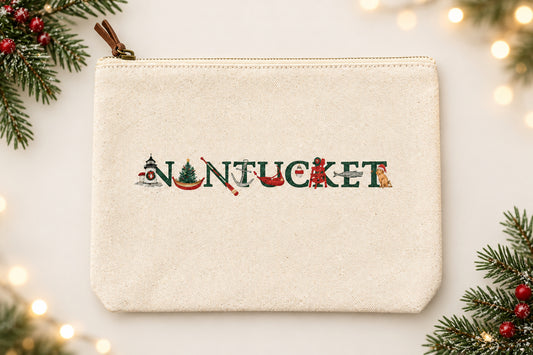 Nantucket Holiday Icon Pouch