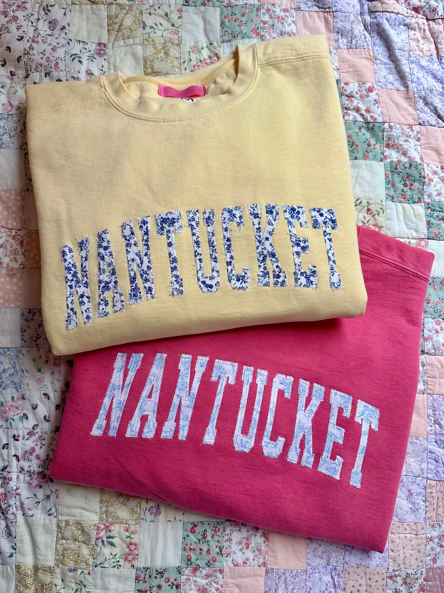 Nantucket Coastal Patch Crewneck