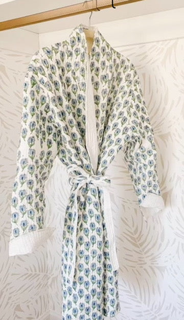 QUILTED ROBE