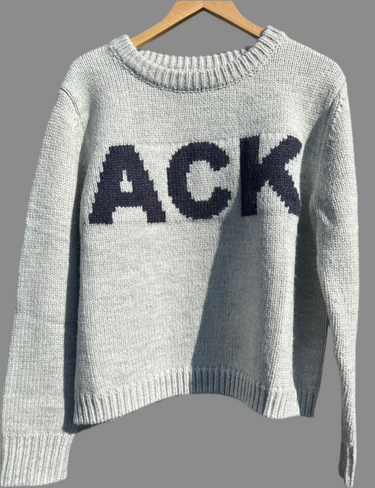 Oversized Wool ACK sweater