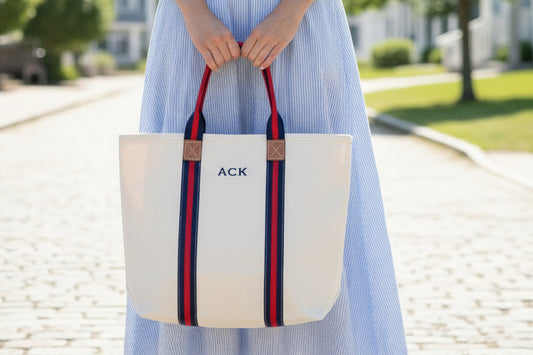 ACK Canvas Leather Tote