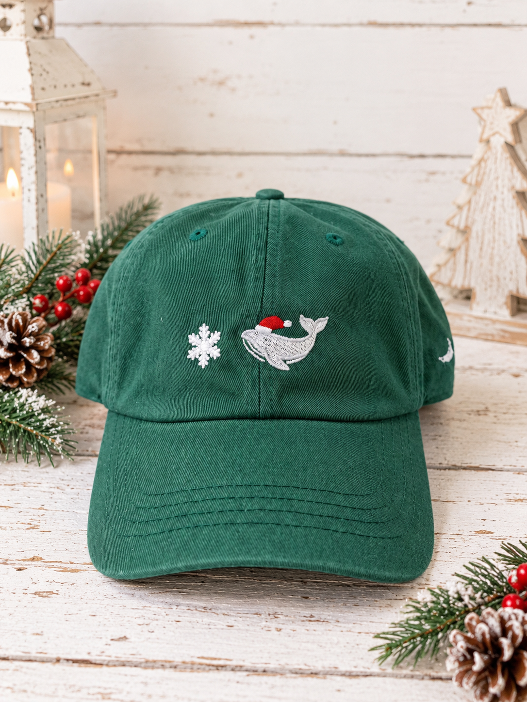 Nantucket Stroll Whale and Snowflake Hat