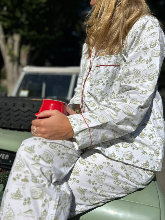 Green Custom Christmas Pajamas