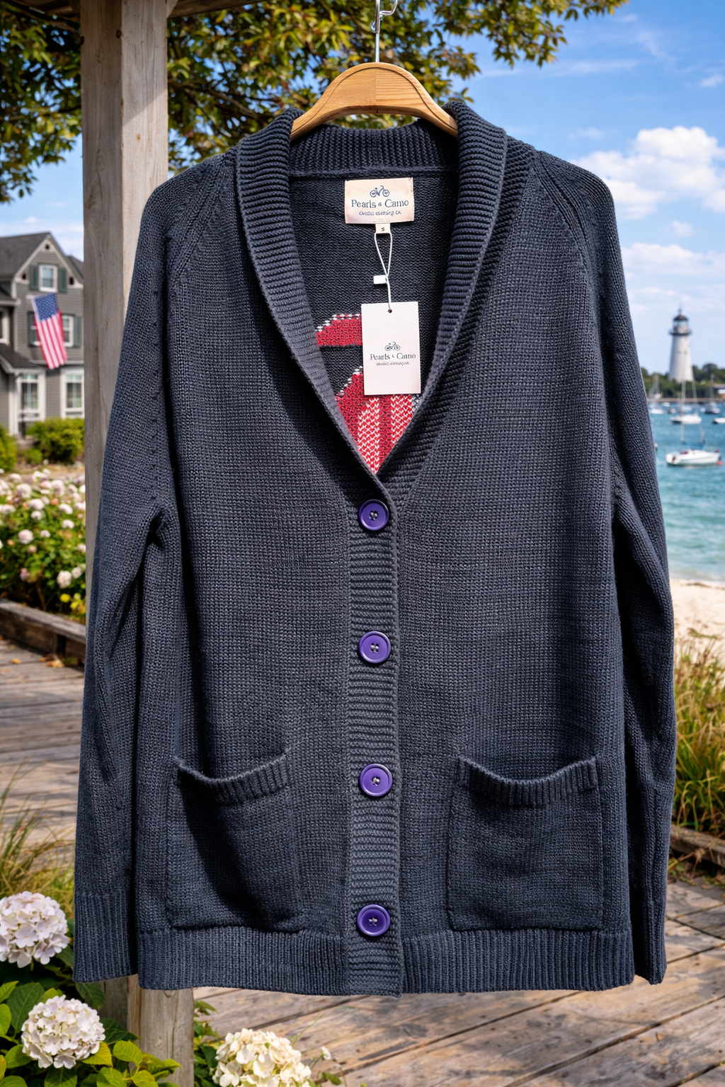 Sailboat Cardigan