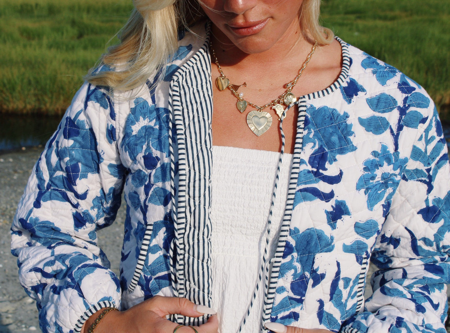 Summer Quilted Cardigan