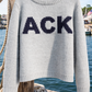 Oversized Wool ACK sweater