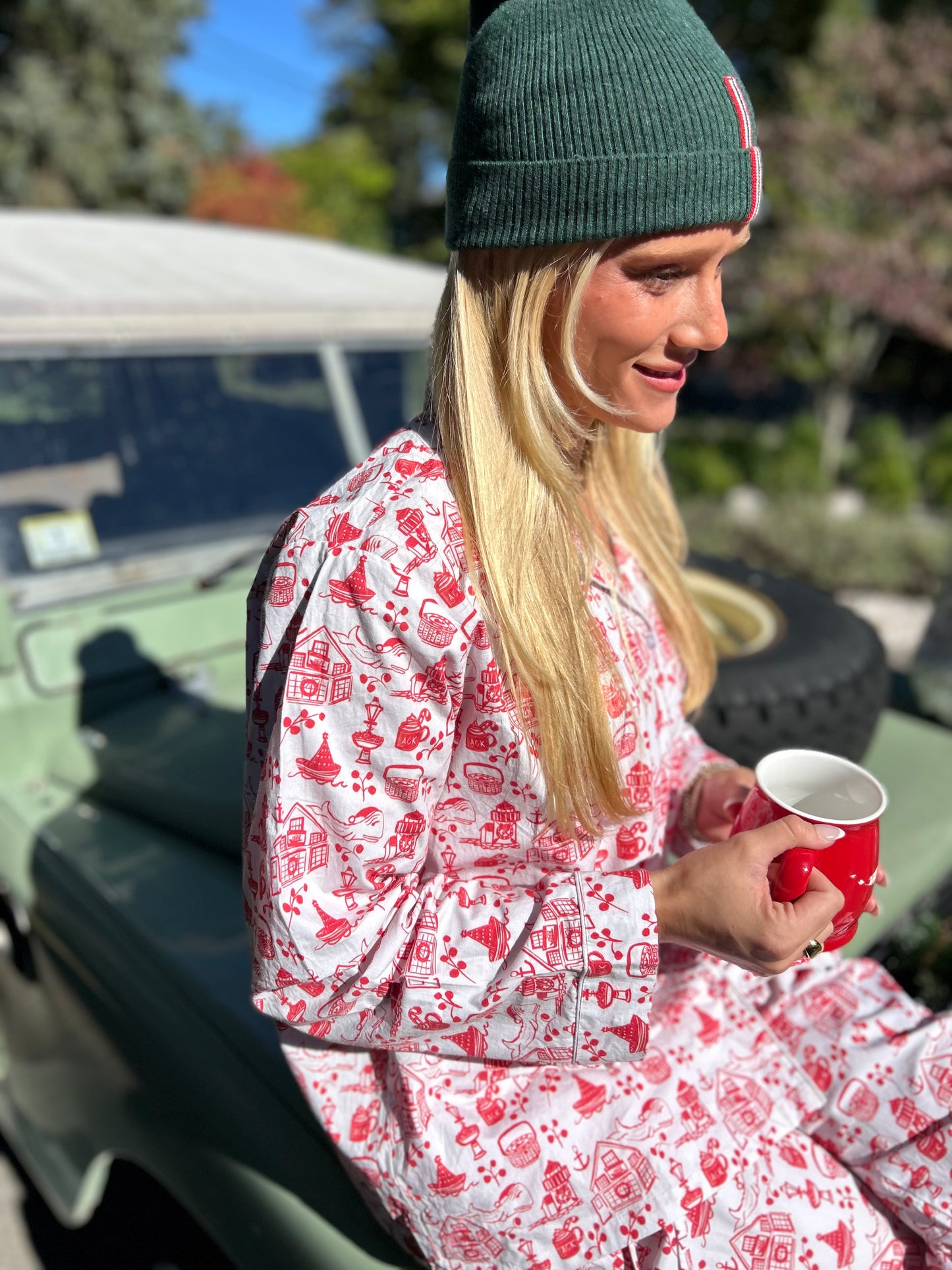 Green Custom Christmas Pajamas