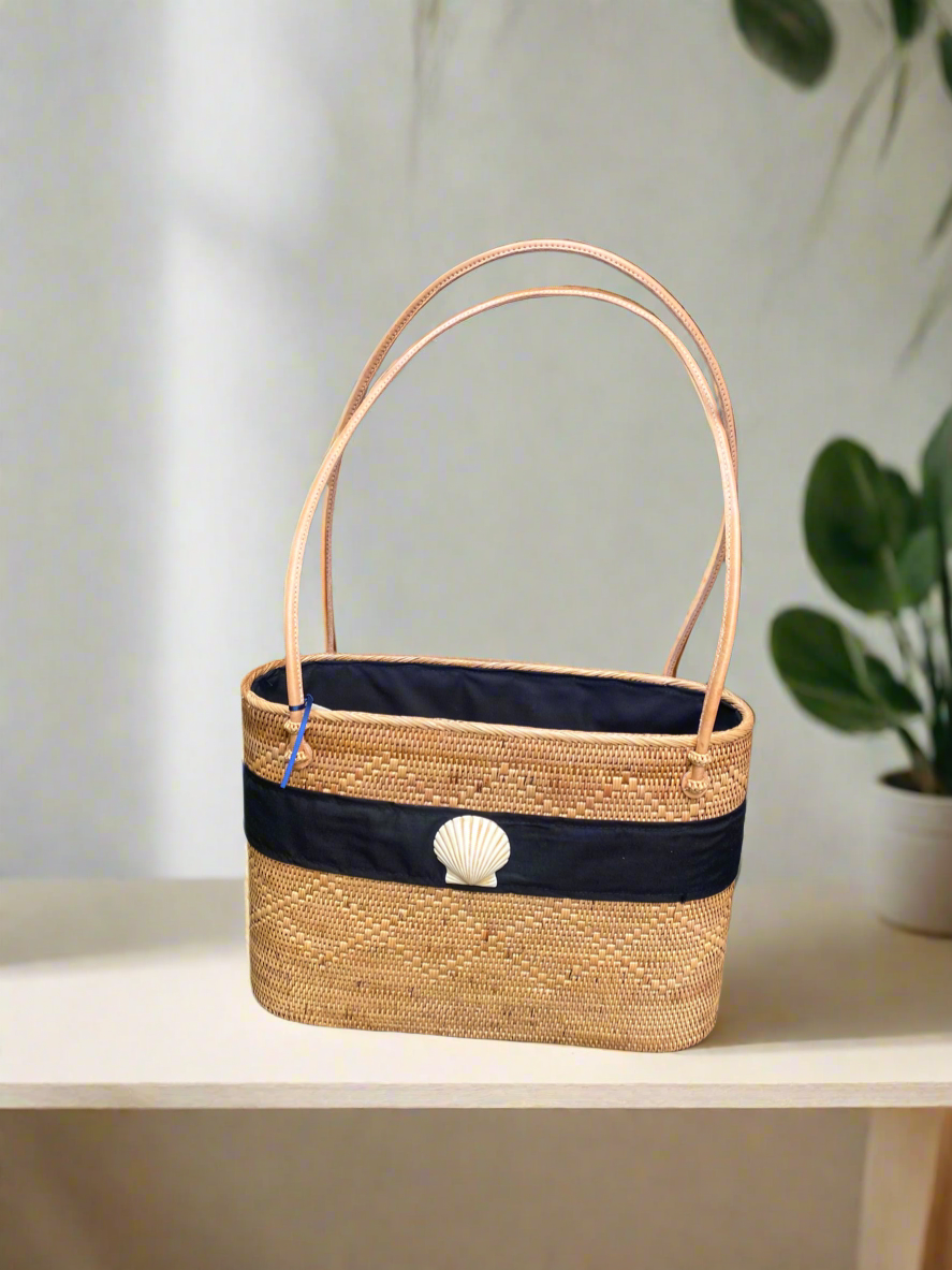 Large Tote Basket Purse