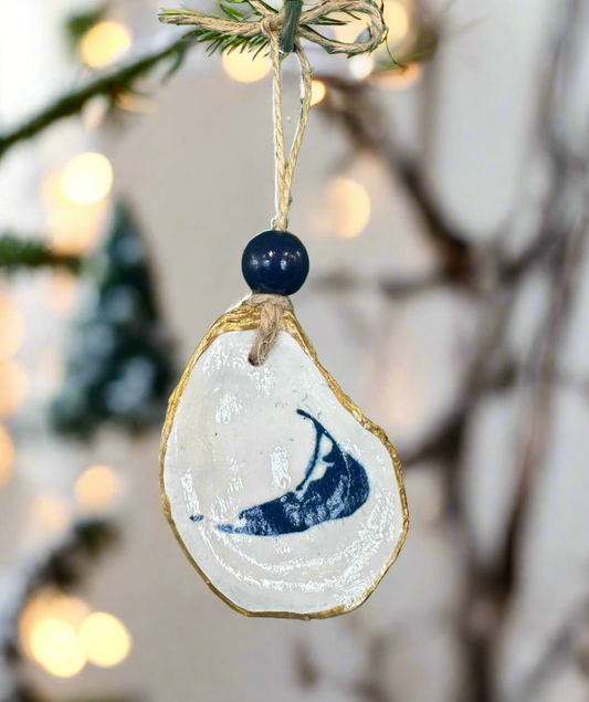 Oyster Shell with Map