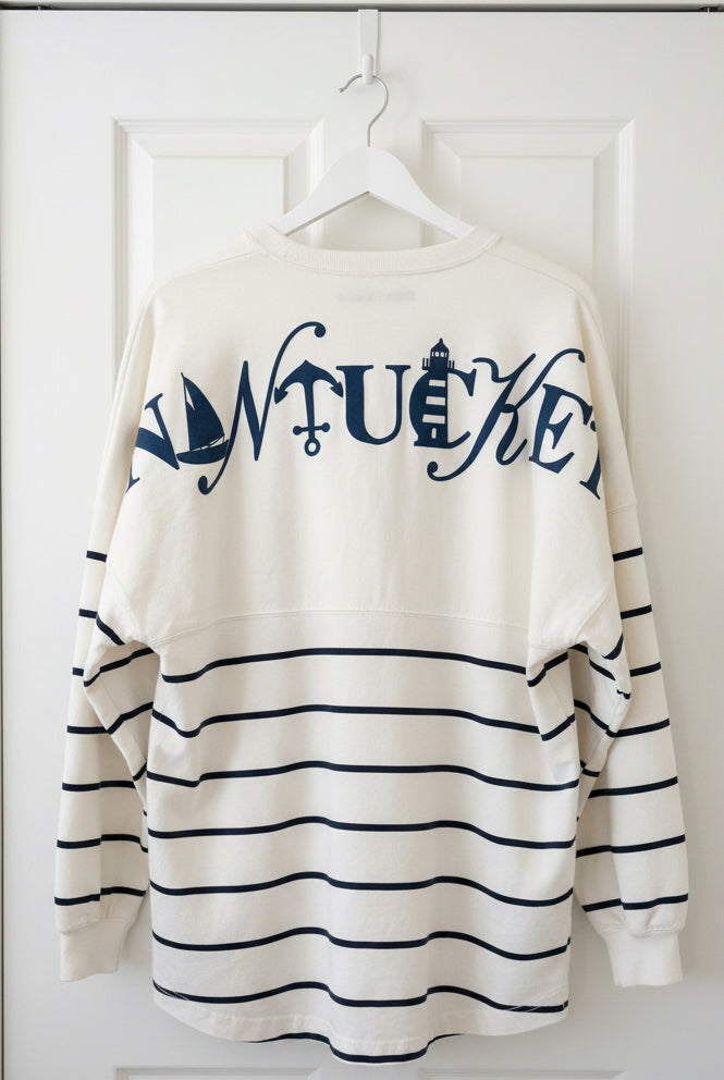 Nantucket Sail Icons Oversized Tshirt