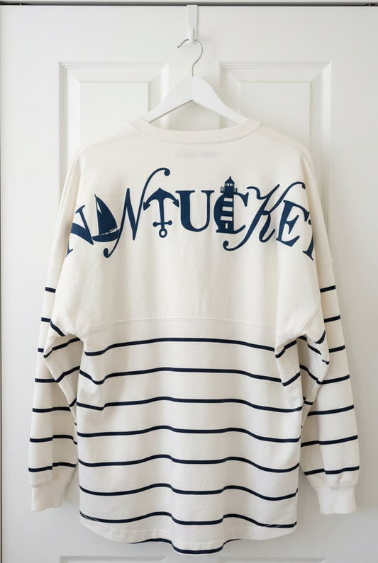 Nantucket Sail Icons Oversized Tshirt