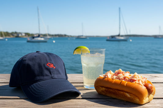 Navy lobster Hat