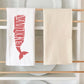Nantucket Whale Tea Towel