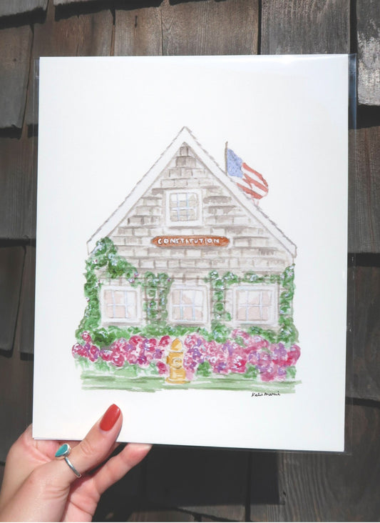 COTTAGE 8*10 HANDPAINTED PRINT