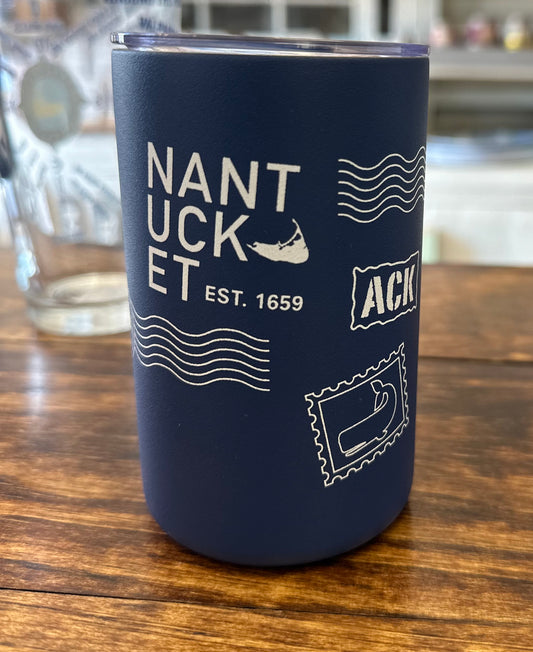 11 OZ NAVY NANTUCKET TUMBLER