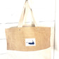 NANTUCKET MAP JUTE TOTE