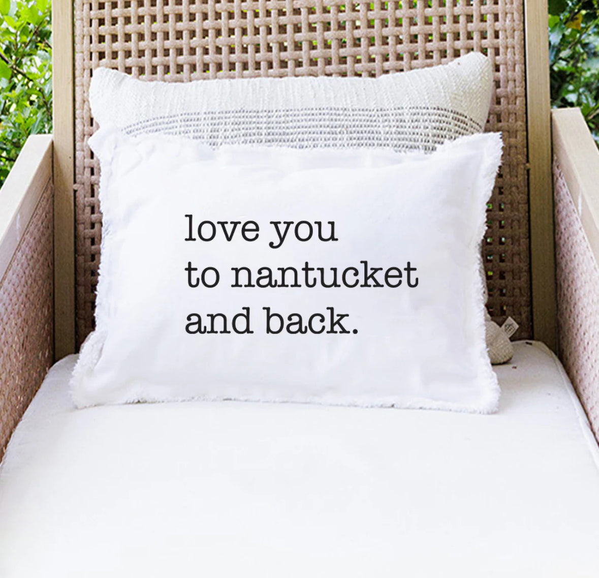 Love to Nantucket and Back Pillow