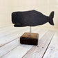 Wooden Whale Sculpture
