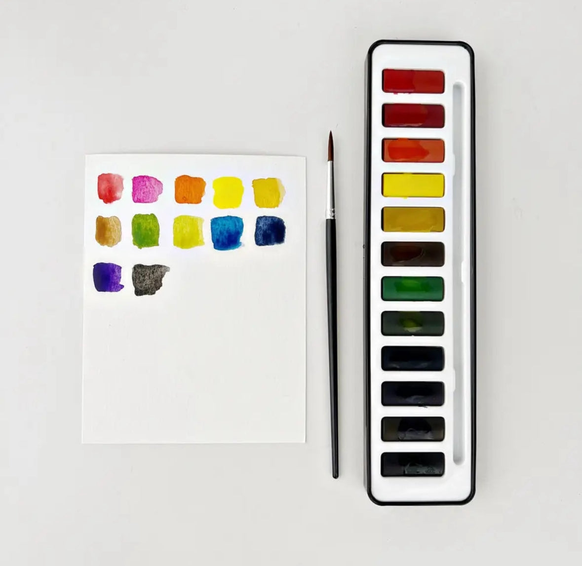 Watercolor Valentine Paint Set