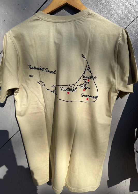 NANTUCKET CUSTOM MAP TEE